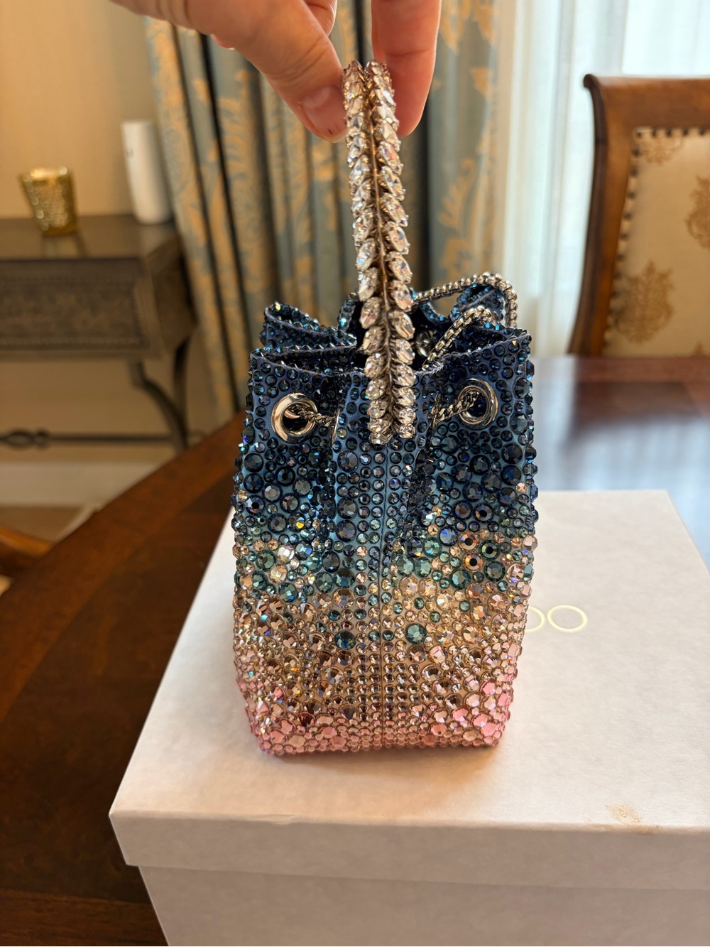 Jimmy Choo bon bon ombre Crystals bag - Picture 4 of 17